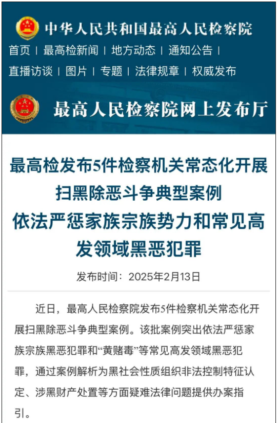 最高檢發“廢紙回收”涉黑團伙覆滅記
